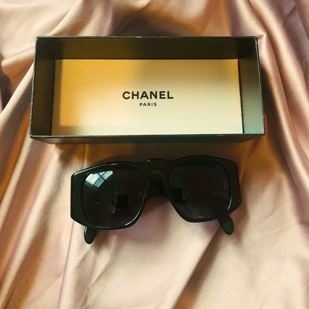 Chanel Designer Black Sunglasses